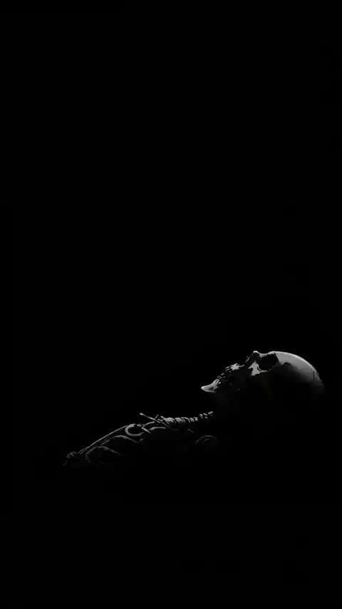 Dark Skeleton Minimalist - Live Wallpaper 460130