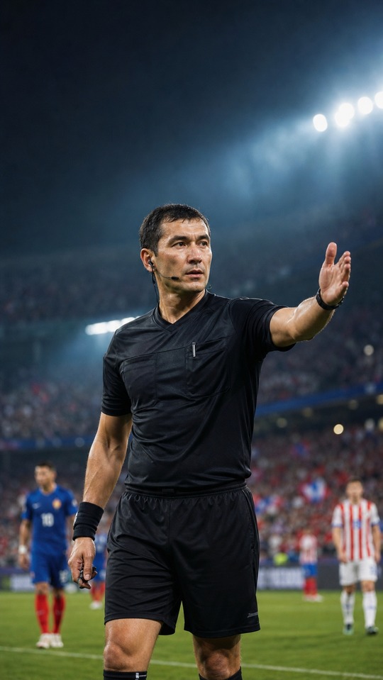 Ilgiz Tantashev Soccer Referee Background - 4K Wallpaper