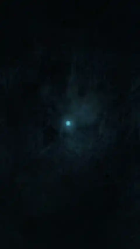 Glowing Blue Orb Ethereal Mist - Live Wallpaper
