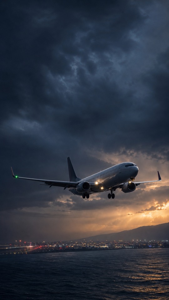 Boeing 737 Realismus - 4K Handy Wallpaper