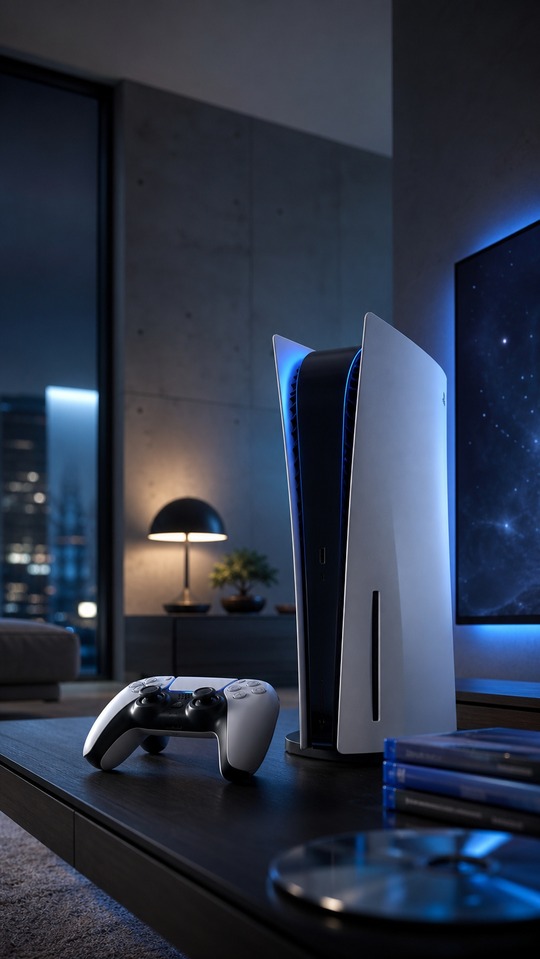 PlayStation 5 Cinematic Setup - 4K Wallpaper