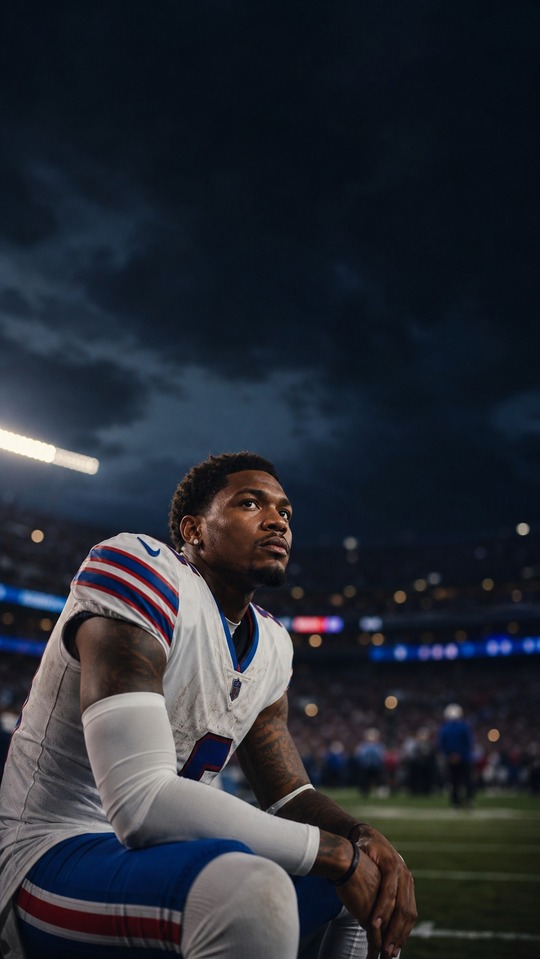 Stefon Diggs Cinematic Portrait - 4K NFL Wallpaper