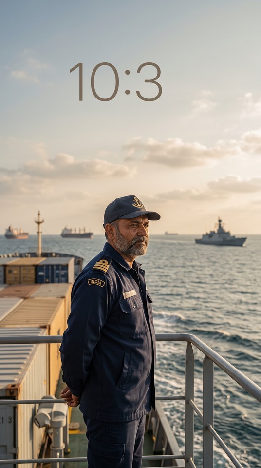 Navik Indian Merchant Navy Officer - 4K Wallpaper