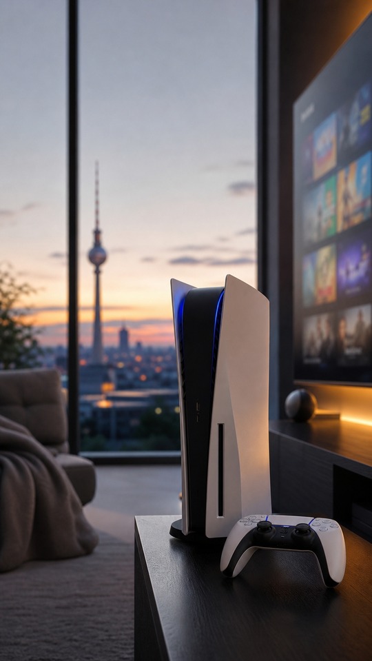 Playstation 5 Berlin Cinematic Setup - 4K Wallpaper