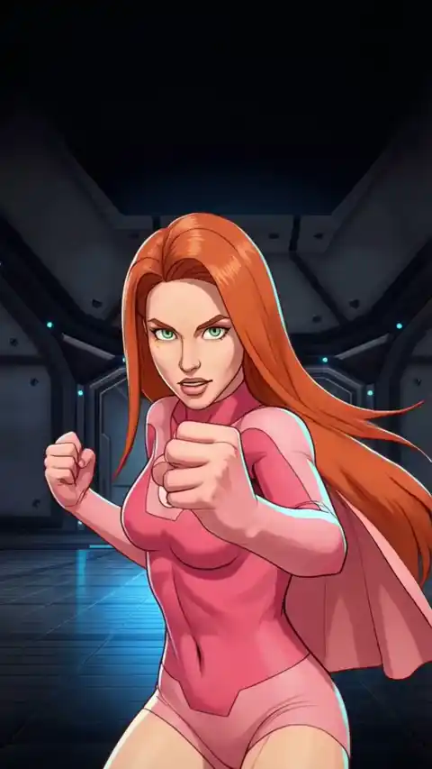 Atom Eve Superheroína - Fondo de Pantalla en Movimiento