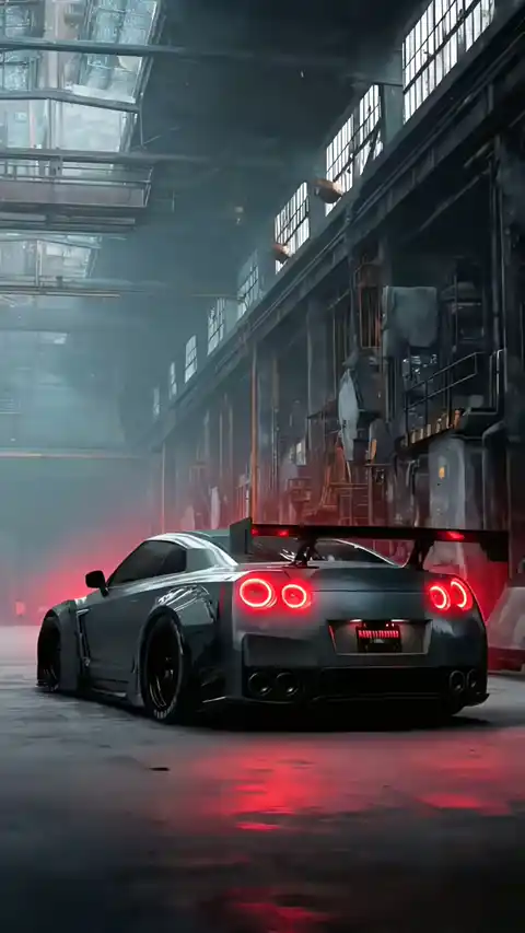 닛산 GT-R R35 인더스트리얼 - 움직이는 배경화면