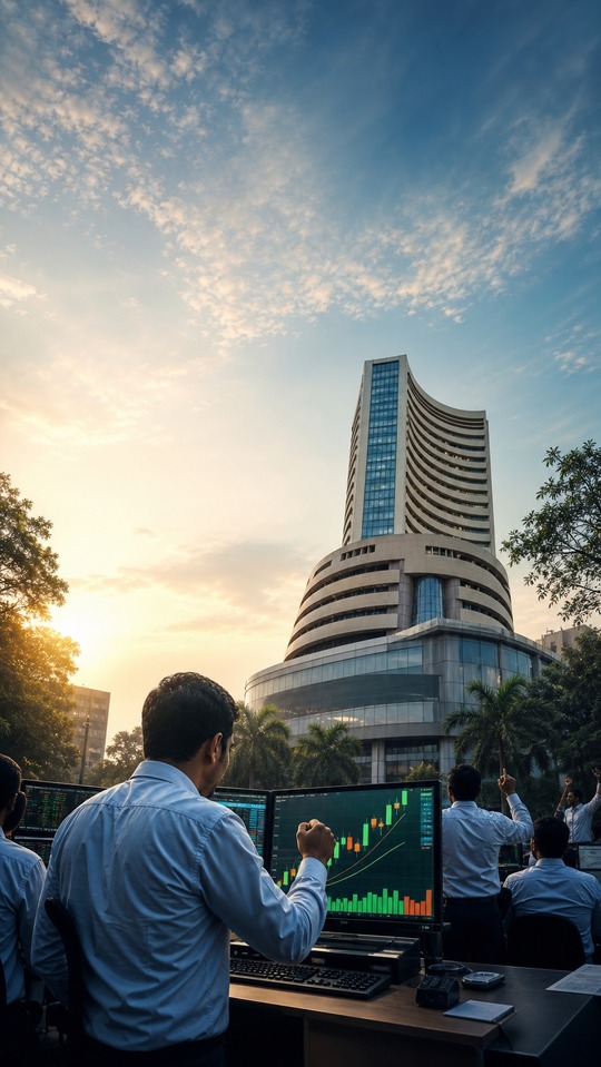 Sensex Index Stock Market - 4K Wallpaper