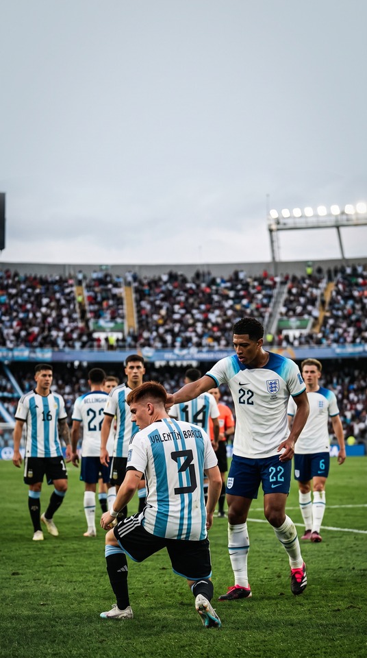 Valentín Barco vs Bellingham - Fondo de Pantalla 4K