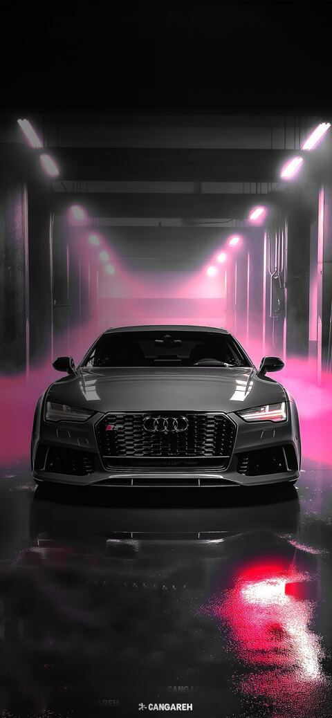 Audi RS7 Neon Sportback - 4K Hintergrundbild