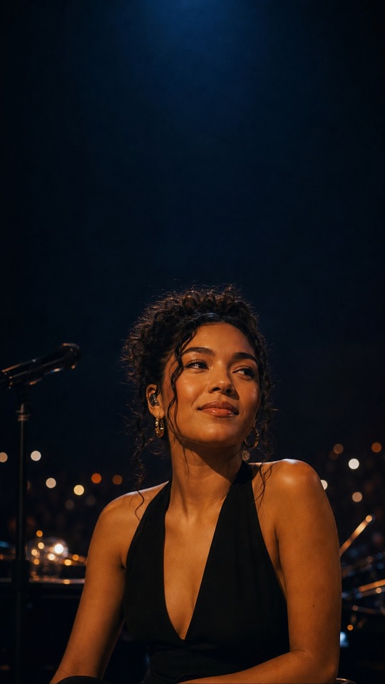 Olivia Dean Live Performance - 4K Phone Background