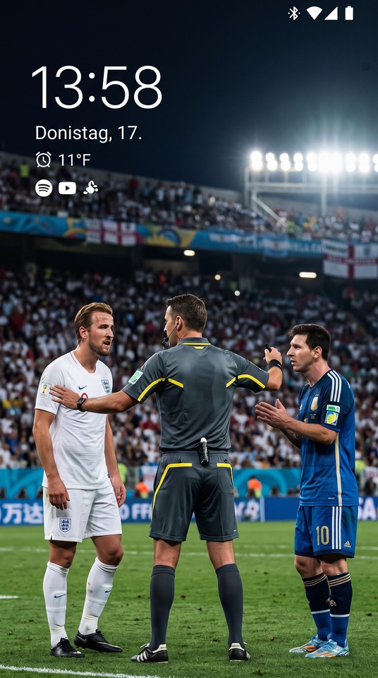 England Argentinien Schiedsrichter - 4K Handy Wallpaper