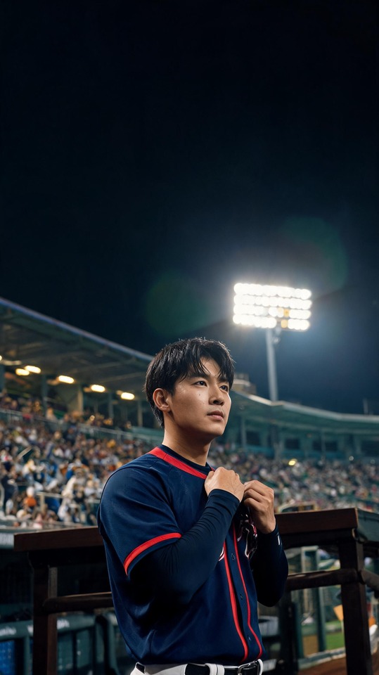 Professional Delivery and Focus - Cinematic Baseball 4K Wallpaper