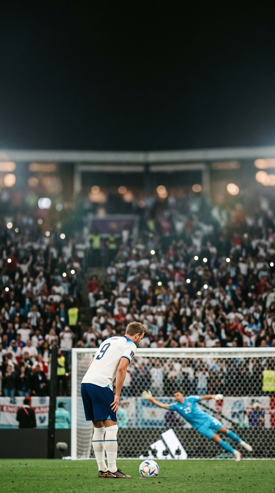 Soccer Score: England vs Argentina Semifinal - 4K Background