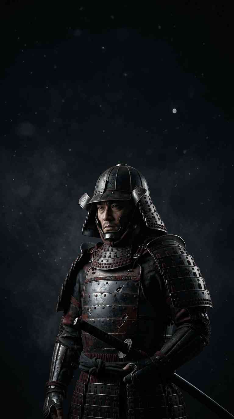 Jin Sakai Samurai Rüstung - 4K Handy Wallpaper