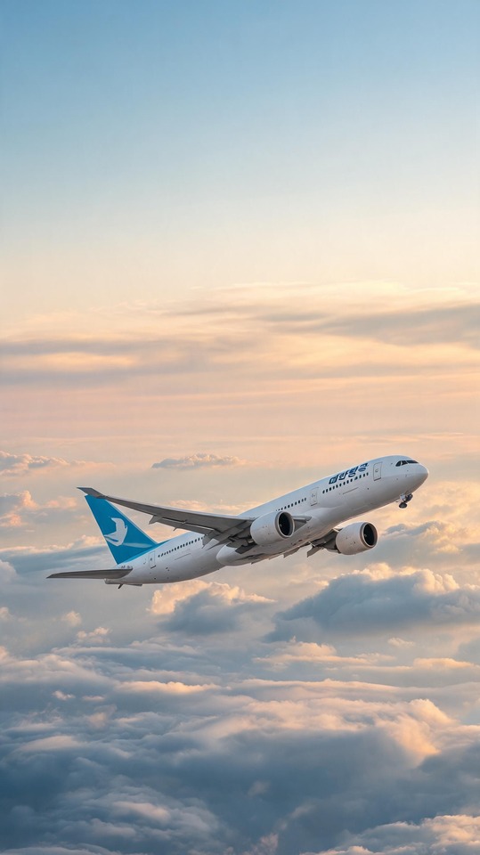 Hang-gong-gi Aircraft In-Flight - 4K Backgrounds