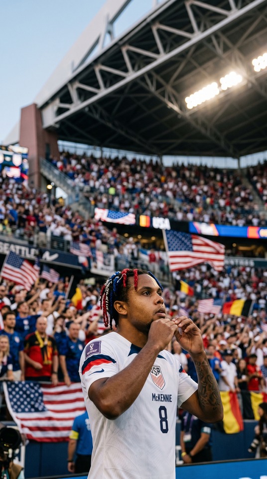 Weston McKennie USMNT WM - 4K Handy Hintergrundbild