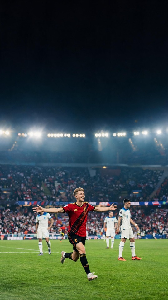 USA vs Belgien WM 2026 - 4K Fußball Hintergrund