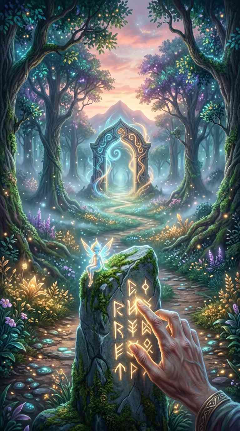 Puerta de Fantasía Mágica - Fondos para Celular 4K