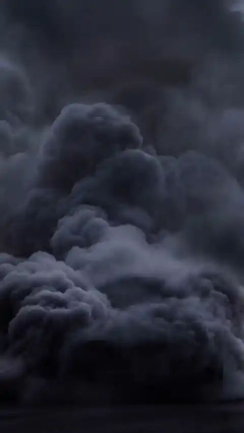 Nubes Atmosféricas Oscuras Fondo en Movimiento