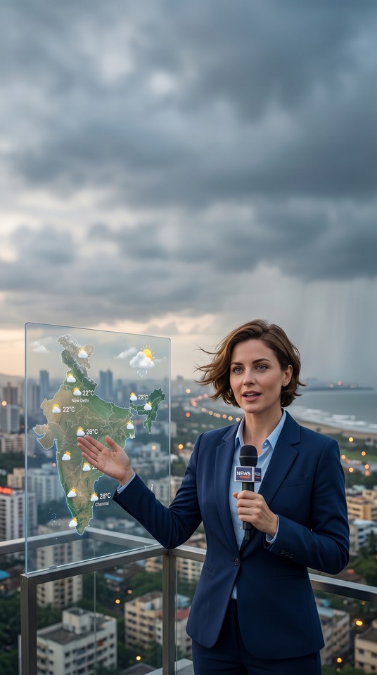 Weather Report India Meteorologist - 4K Wallpaper