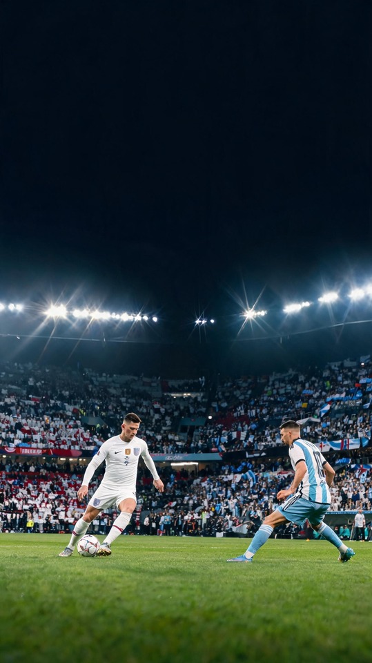 England vs Argentina Match Action - 4K ingiltere Wallpaper