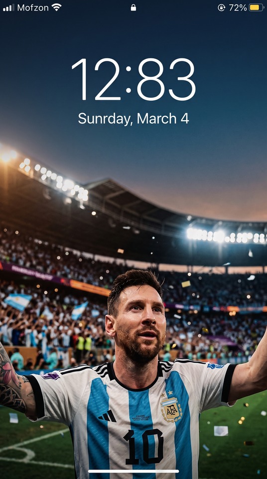 Lionel Messi ल य न ल म स स Argentina - 4K Football Wallpaper