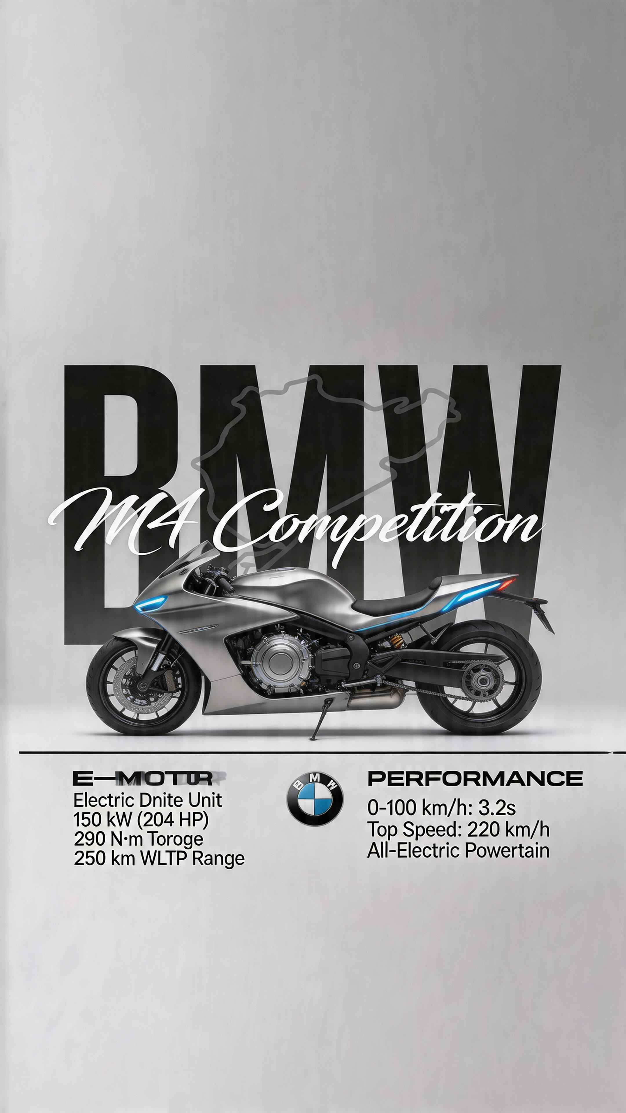 Moto BMW M4 Competition - Fond d'Écran 4K