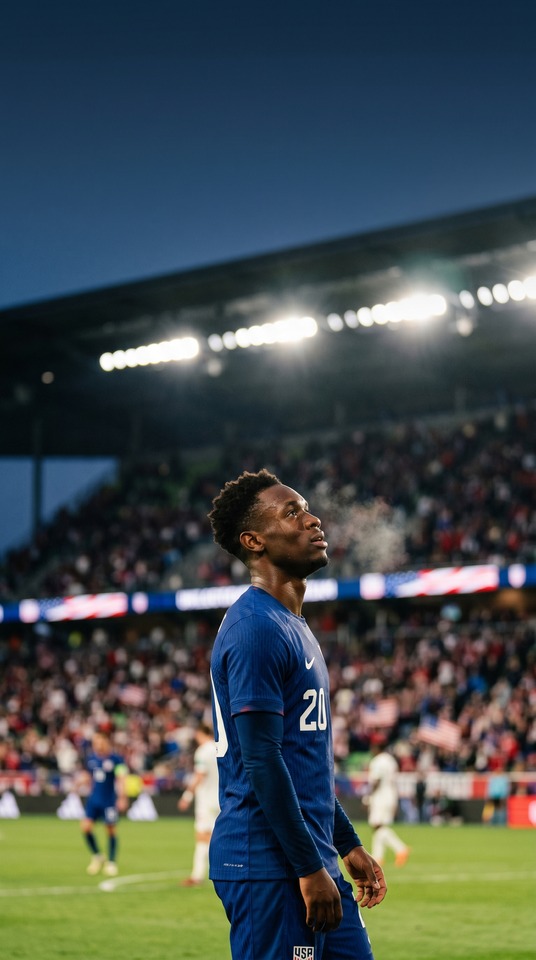 Folarin Balogun USMNT Soccer - 4K Wallpaper