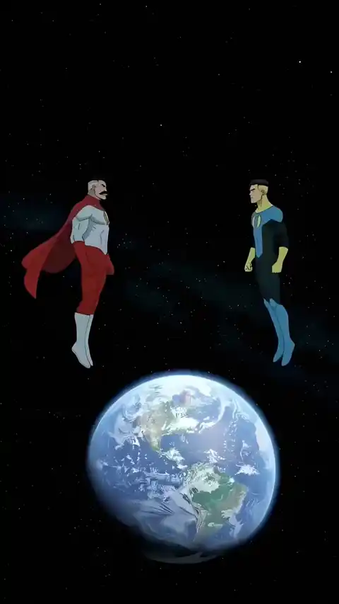 Invincible Omni-Man Espacio - Fondo en Movimiento
