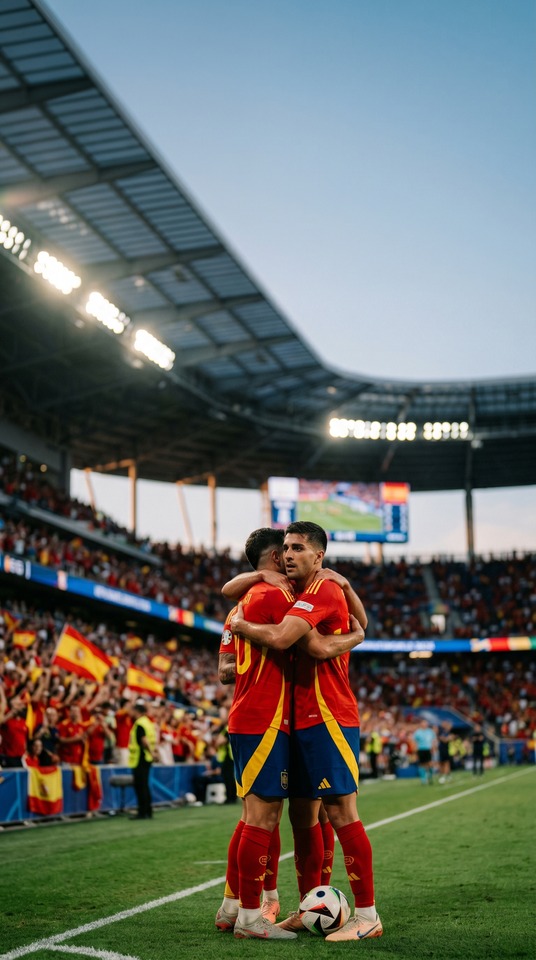 España FC Realistic Football Celebration - 4K Wallpapers