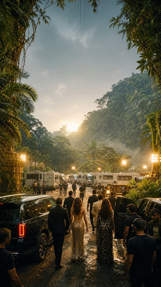 Welcome to the Jungle Movie Set - 4K Mobile Wallpaper