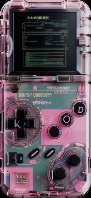 Retro Handheld Gaming Console - 4K Wallpapers