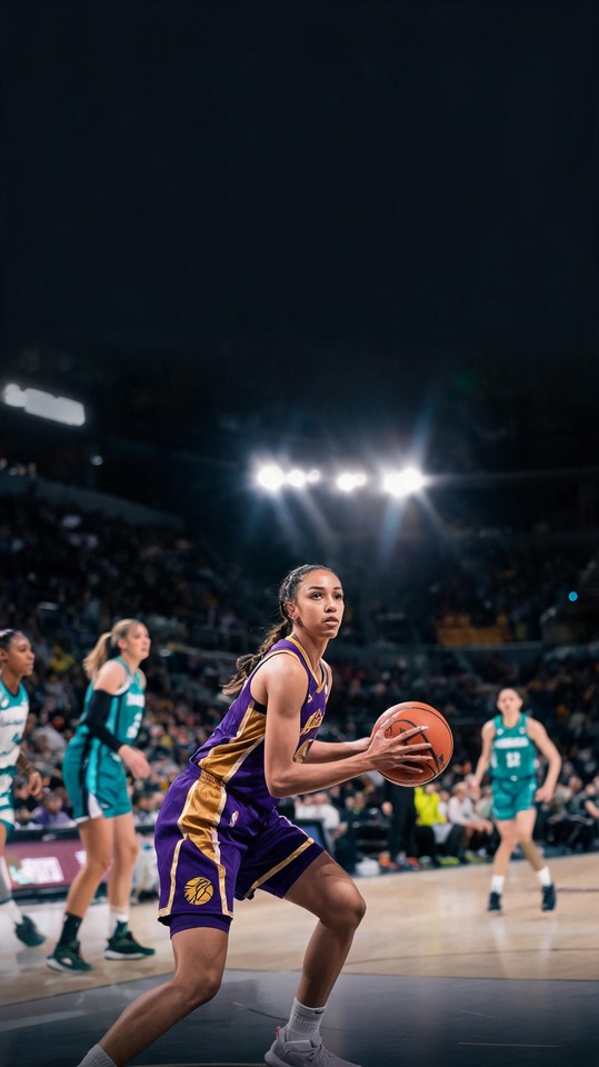 Storm vs Sparks WNBA Matchup - 4K Phone Wallpaper