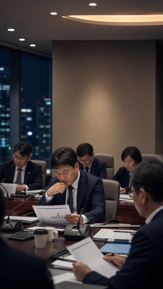 Minimum Wage Commission Korean Boardroom - 4K Background