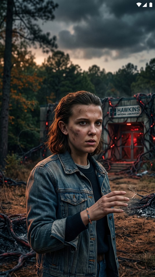 Stranger Things Season 5 Eleven Cinematic - 4K Wallpaper