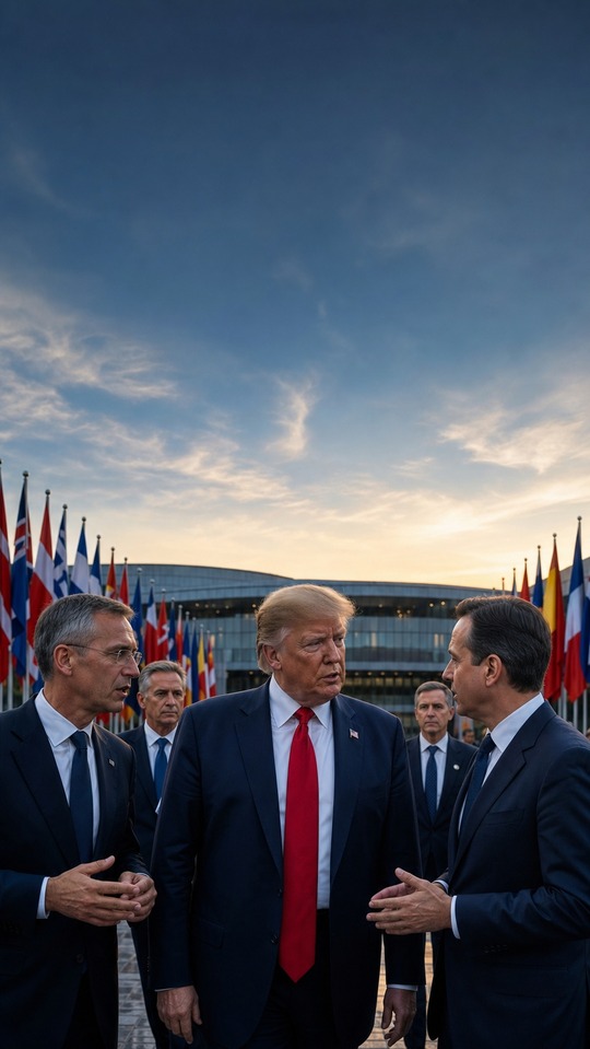 Trump NATO Defence Spending Demands - Cinematic 4K Wallpaper