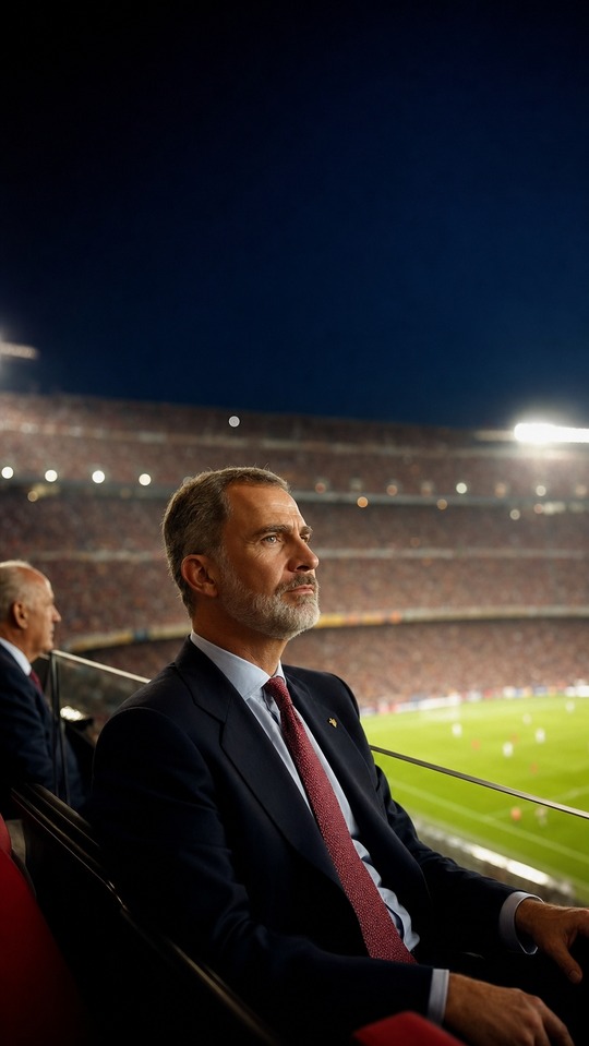 Felipe VI de España Cinematic Realism - 4K Background