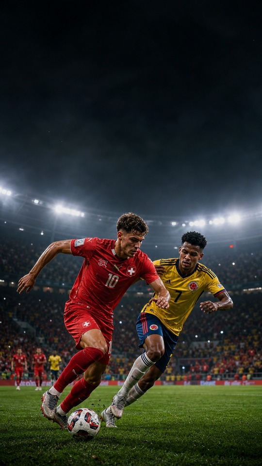 schweiz kolumbien - Switzerland vs Colombia 4K Wallpaper