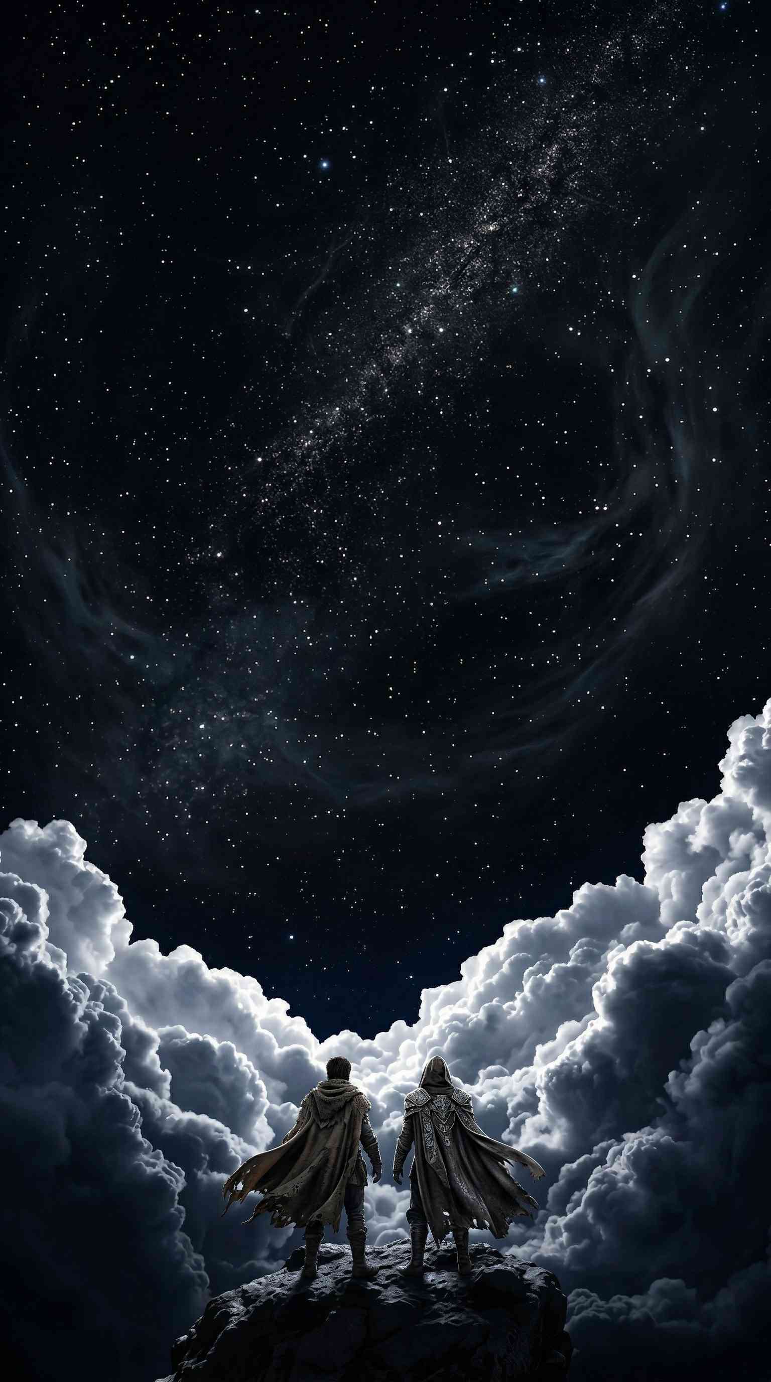 Fantasy Travelers Starry Sky - 4K Wallpaper