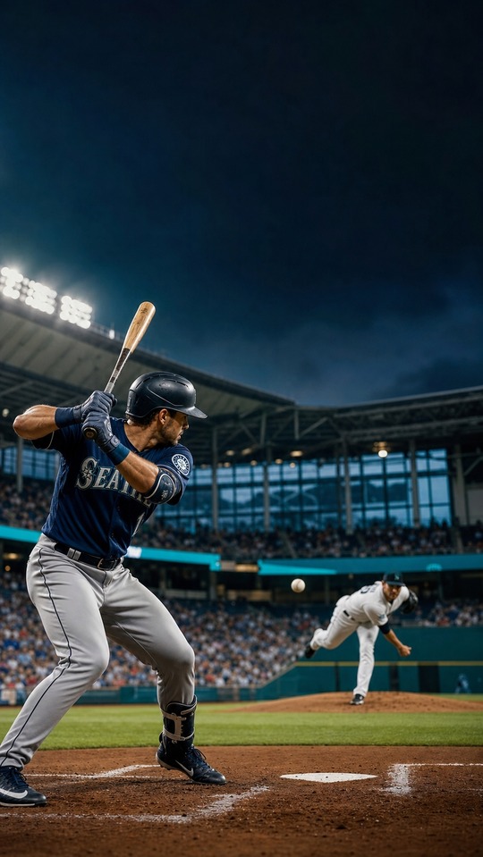 Mariners vs Marlins Realistic Baseball - 4K Wallpapers