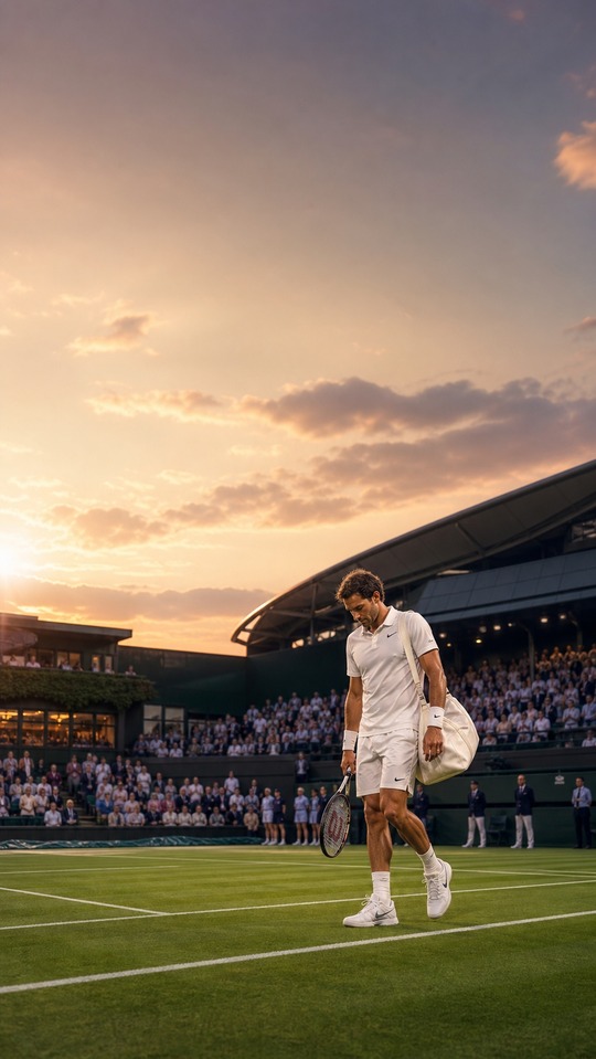 Wimbledon: Tenista al Atardecer - Fondo de Pantalla 4K