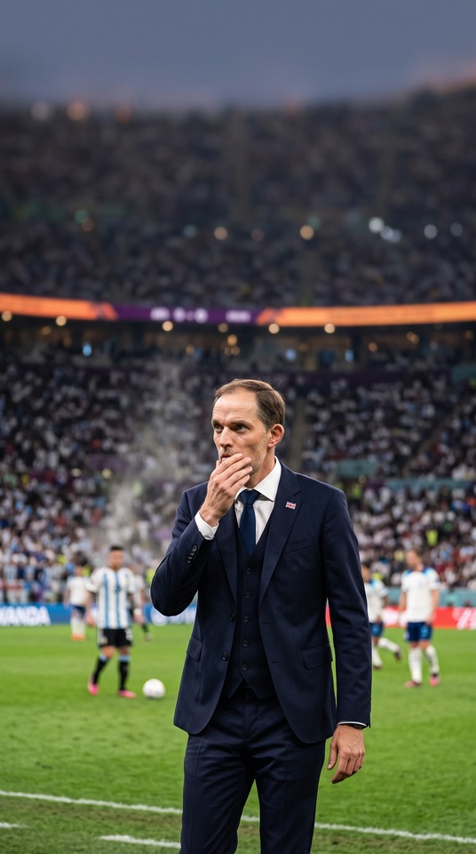 Thomas Tuchel Cinematic Realism - 4K Phone Wallpaper