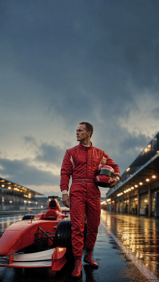 Michael Schumacher Racing Legend - 4K Wallpaper