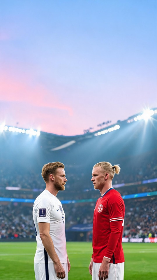 Inglaterra vs Noruega Fútbol - Fondo de Pantalla 4K