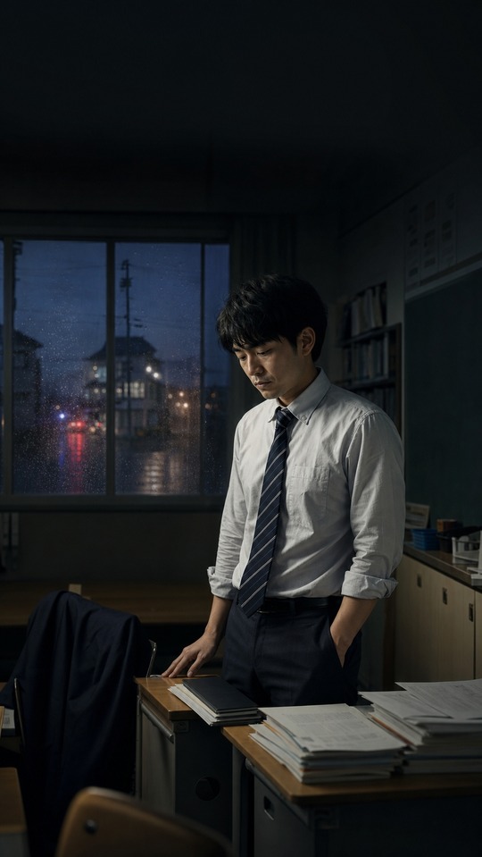 Japanese Teacher Kyoyu Cinematic - 4K Wallpaper
