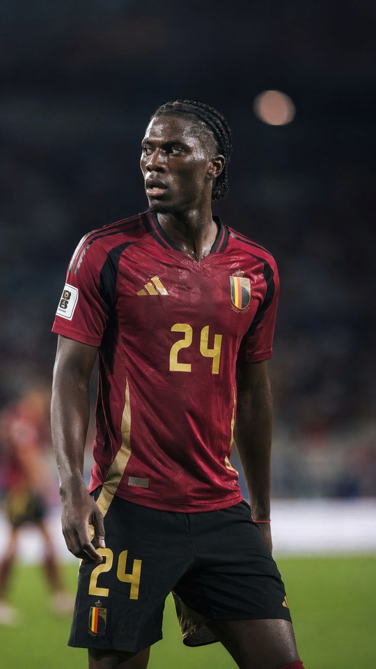 Amadou Onana - Belgium National Team 4K Mobile Wallpaper