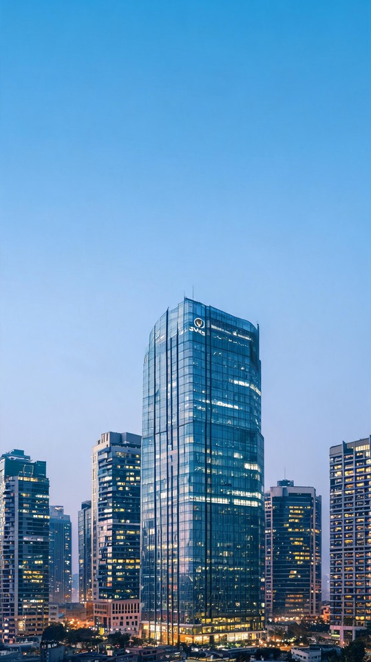 NSE India Corporate Skyline - 4K Lock Screen