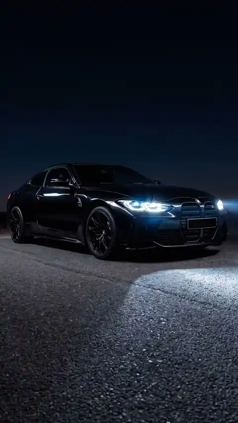 Black Bmw M4 Night Cinematic - Live Wallpaper