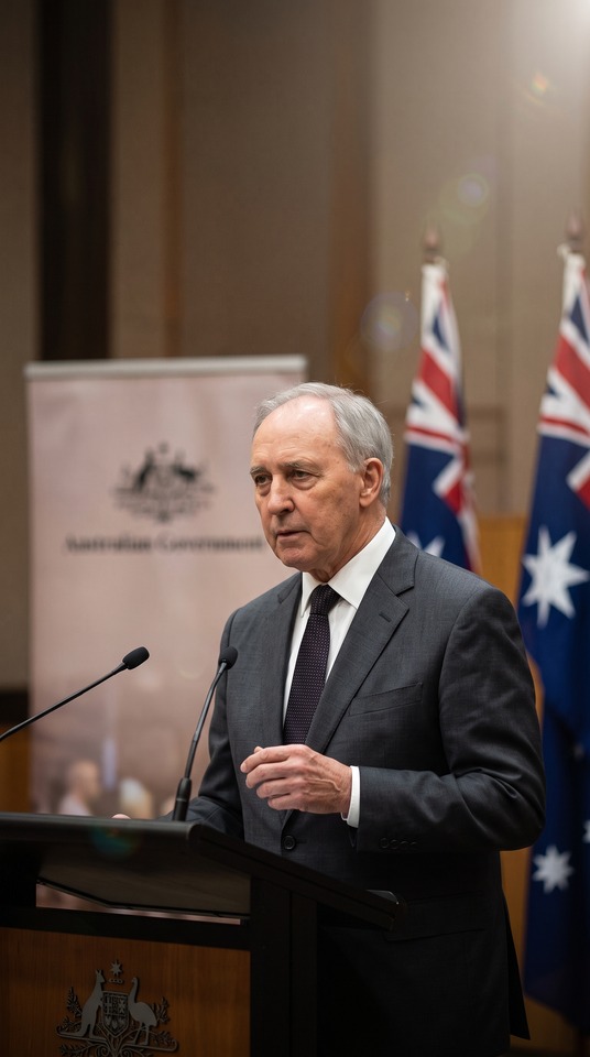 Paul Keating Australian Leader - 4K Mobile Background