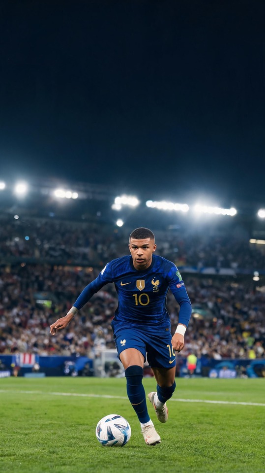 Kylian Mbappé - Fondo de Pantalla 4K